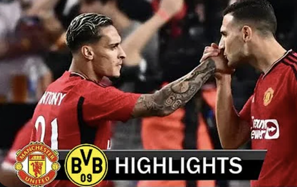 Manchester United vs Borussia Dortmund 2-3 Highlights Goals - Club Friendlies 2023